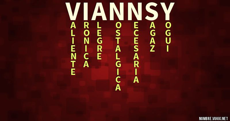 Acróstico viannsy