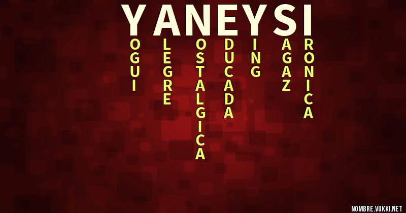 Acróstico yaneysi