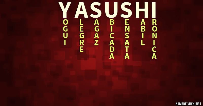 Acróstico yasushi