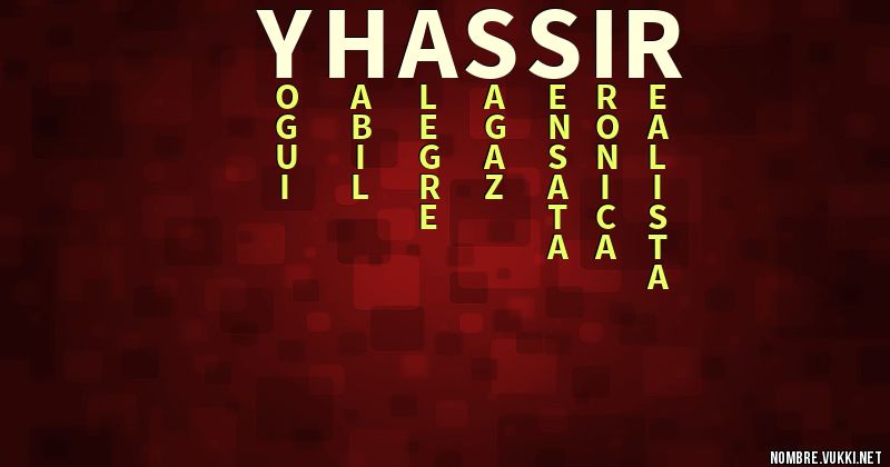 Acróstico yhassir