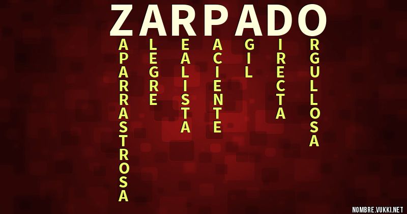 Acróstico zarpado