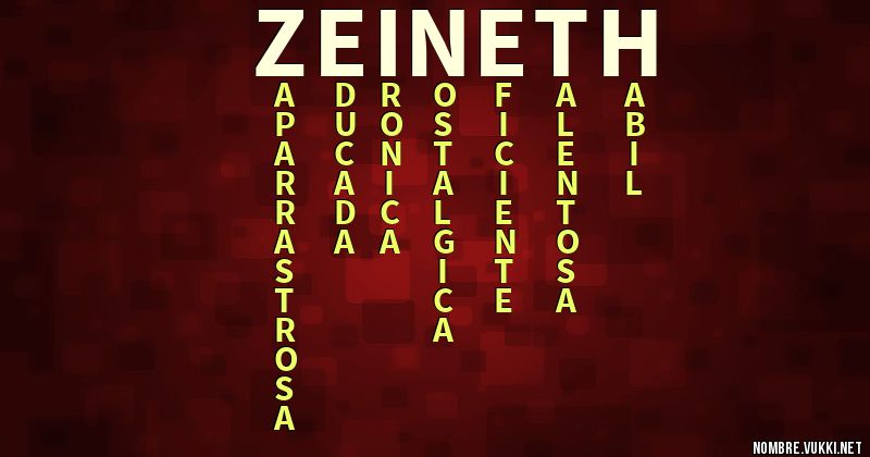 Acróstico zeineth