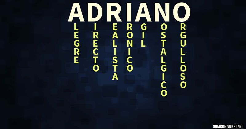 Acróstico adriano