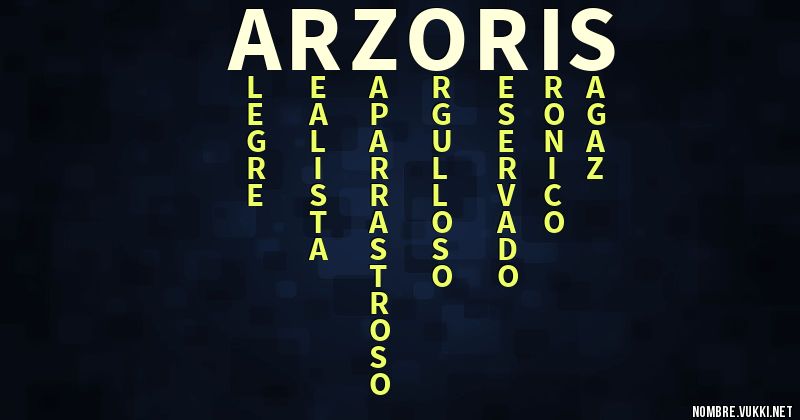 Acróstico arzoris