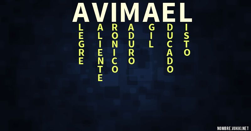 Acróstico avimael