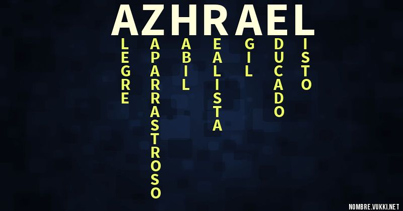 Acróstico azhrael