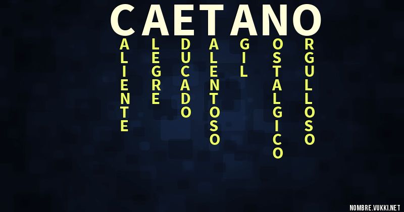 Acróstico caetano