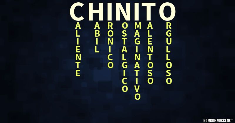 Acróstico chinito