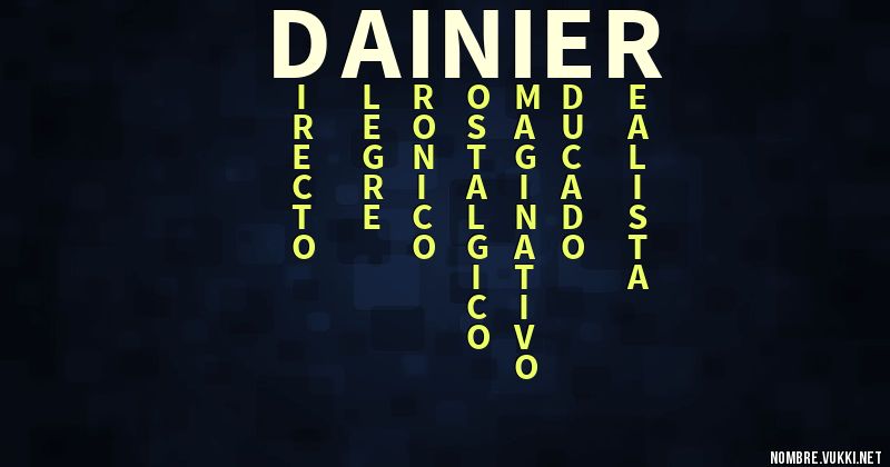 Acróstico dainier