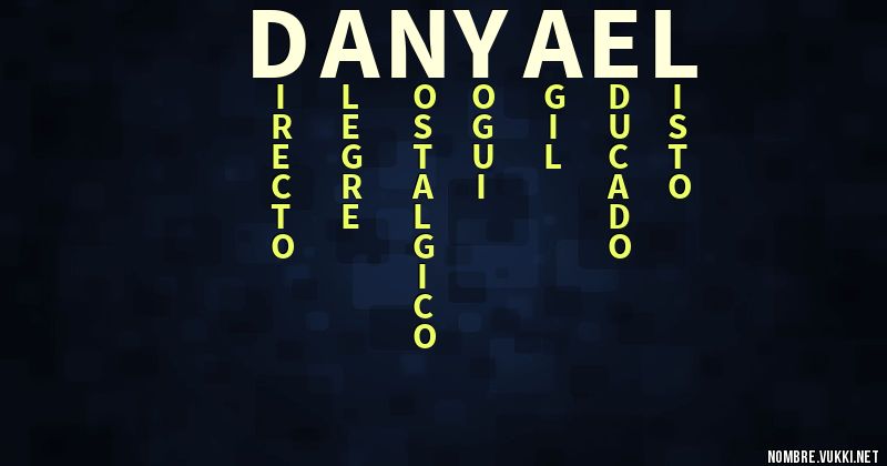 Acróstico danyael