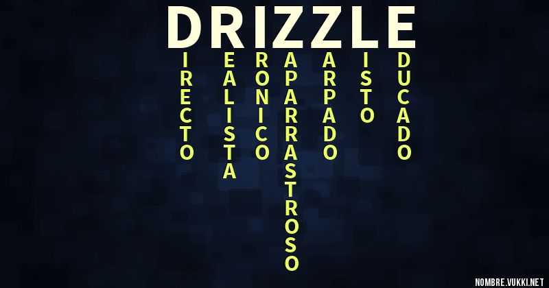 Acróstico drizzle