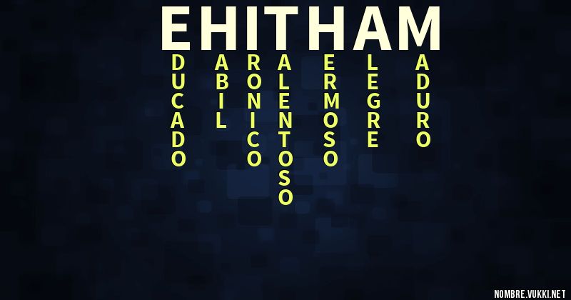 Acróstico ehitham