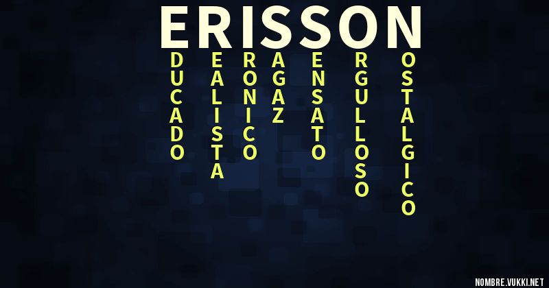 Acróstico erisson