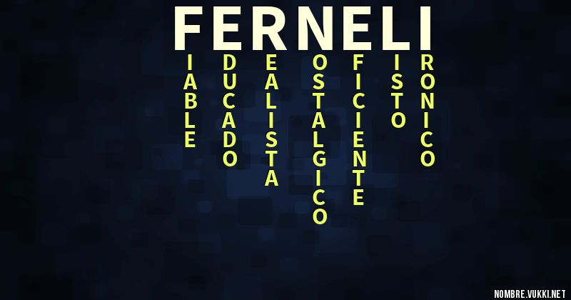 Acróstico ferneli