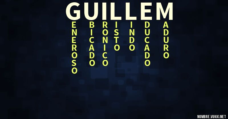 Acróstico guillem