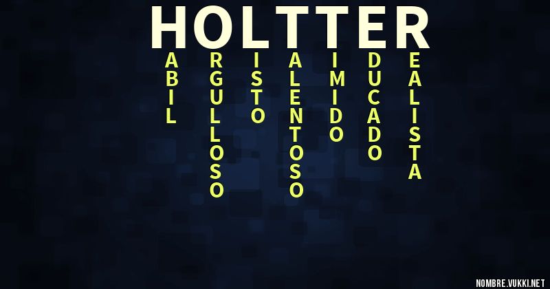 Acróstico holtter