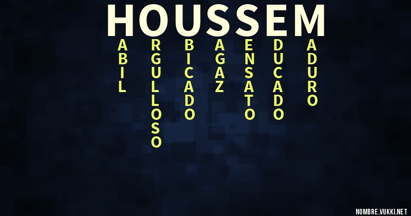 Acróstico houssem