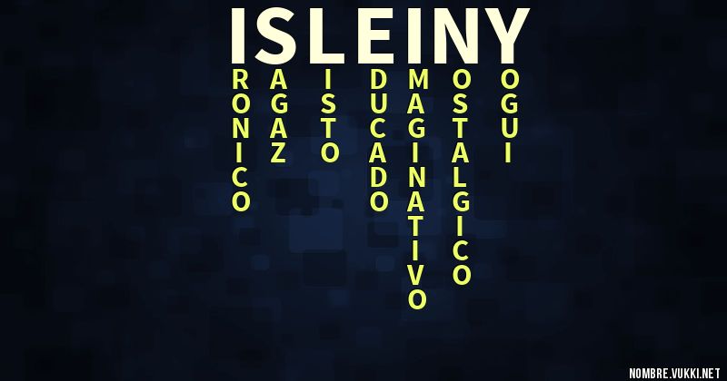 Acróstico isleiny