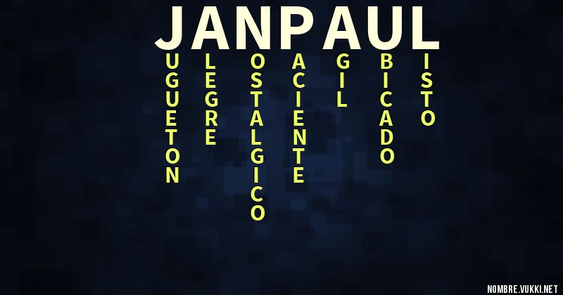 Acróstico jan paul
