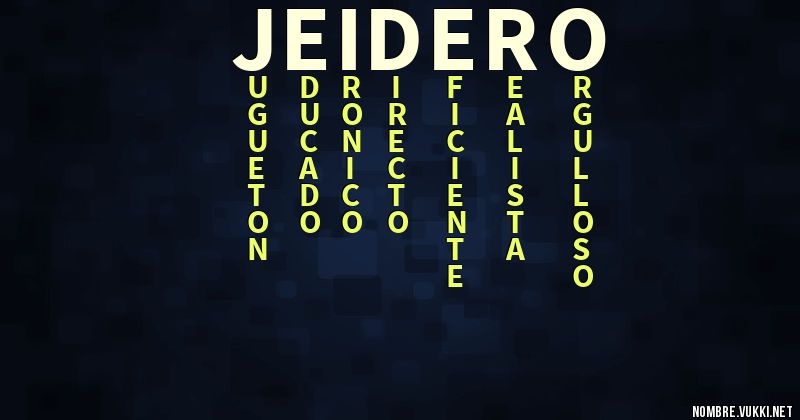 Acróstico jeidero