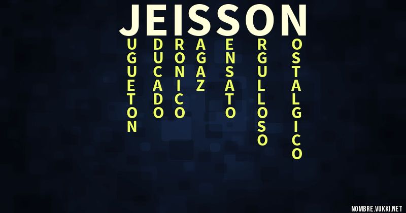 Acróstico jeisson