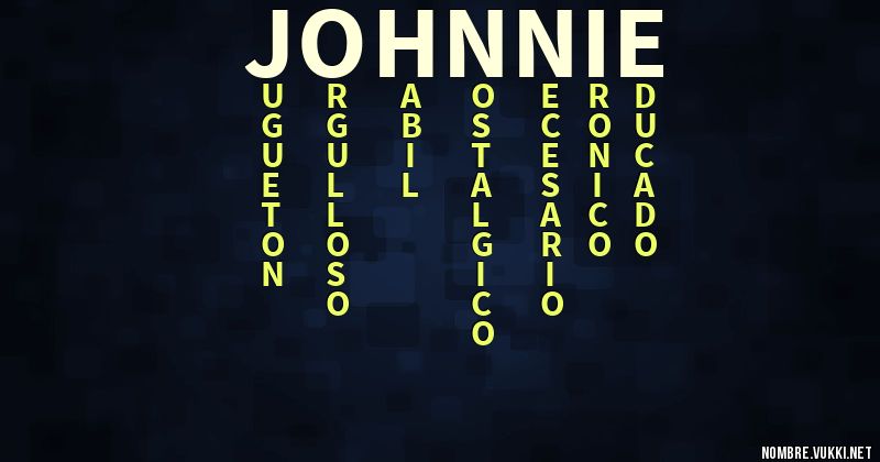 Acróstico johnnie