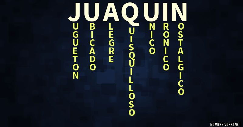 Acróstico juaquin