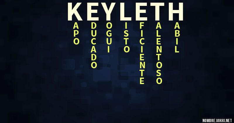Acróstico keyleth