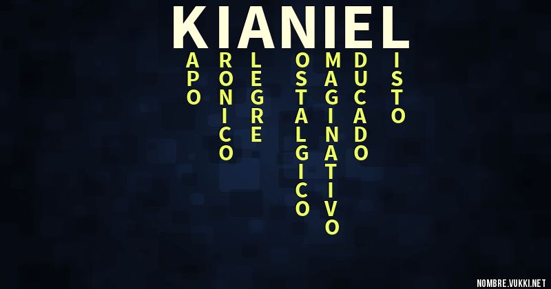 Acróstico kianiel