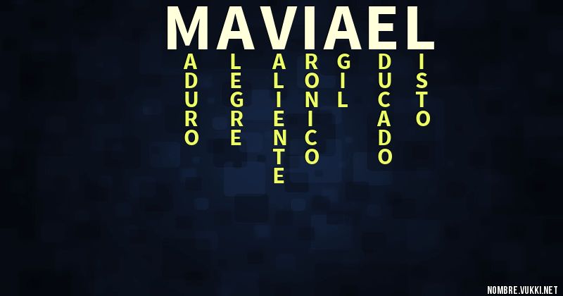 Acróstico maviael