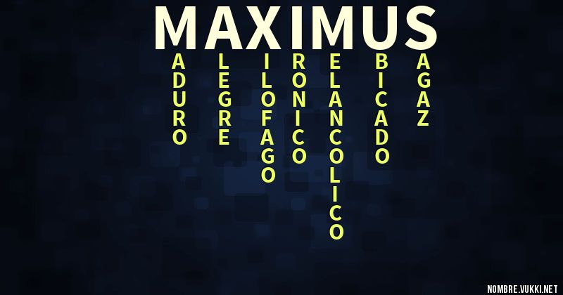 Acróstico maximus