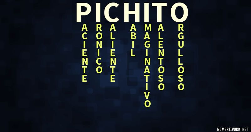 Acróstico pichito