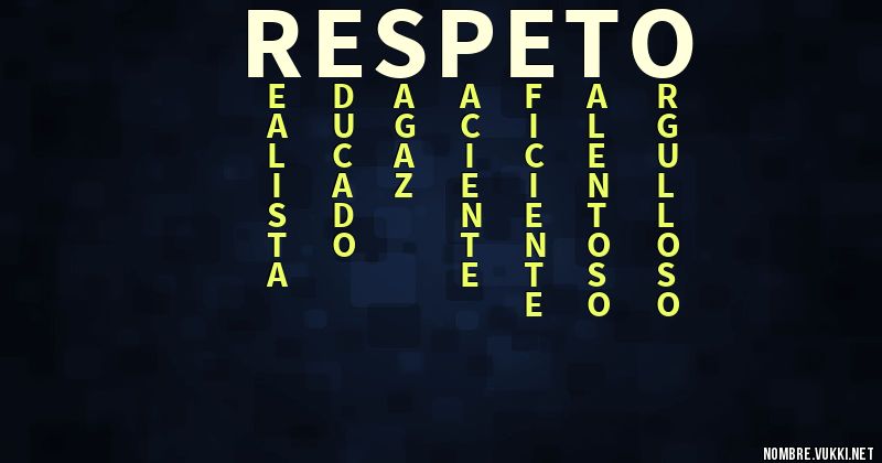 Acróstico respeto