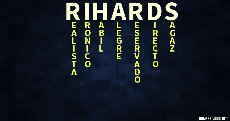 Acróstico rihards