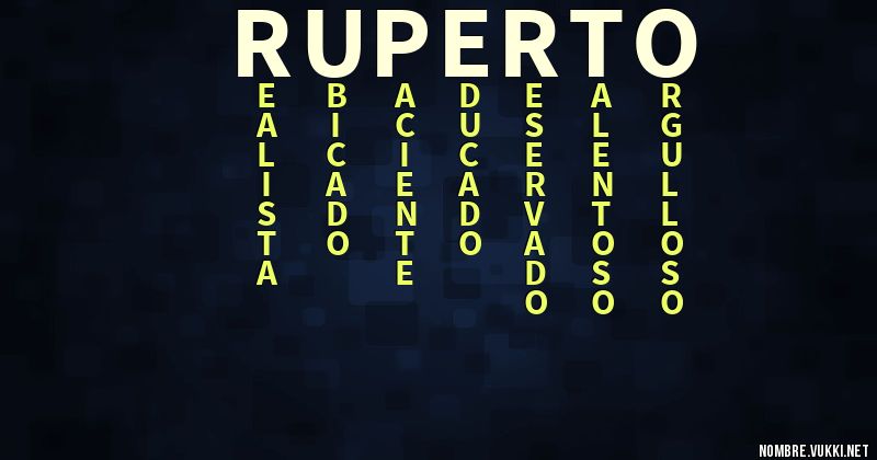 Acróstico ruperto