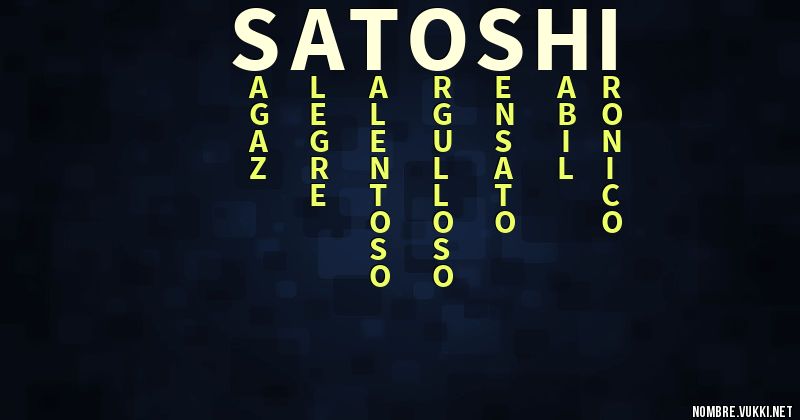 Acróstico satoshi