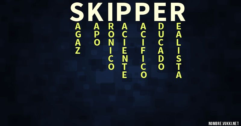 Acróstico skipper