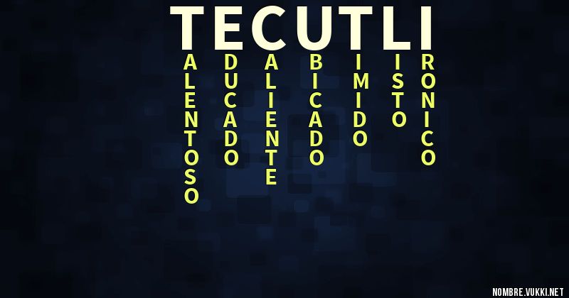 Acróstico tecutli