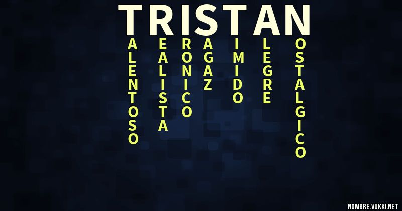 Acróstico tristàn