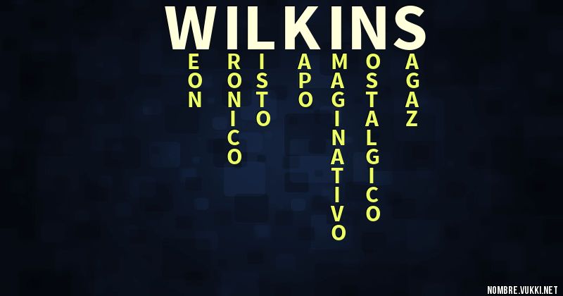 Acróstico wilkins