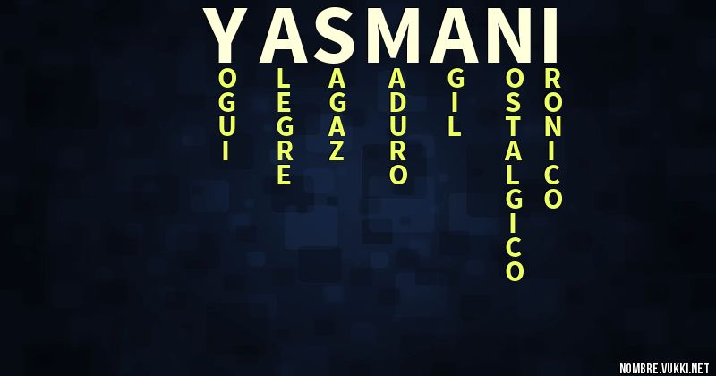 Acróstico yasmani