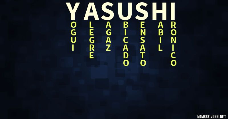 Acróstico yasushi