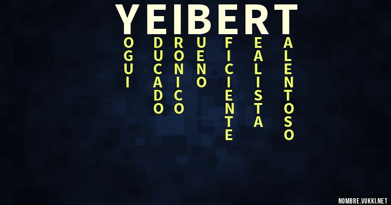 Acróstico yeibert