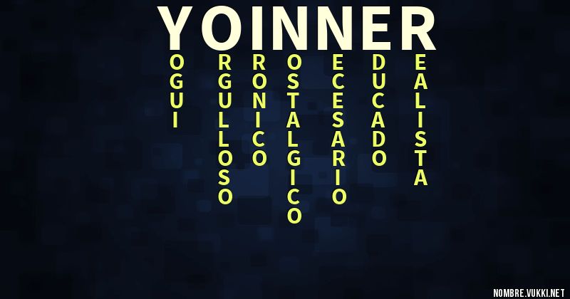 Acróstico yoinner