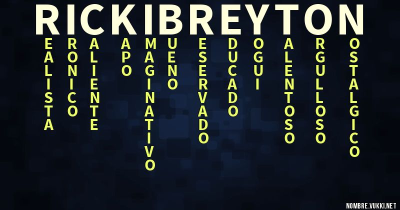 Acróstico rickibreyton