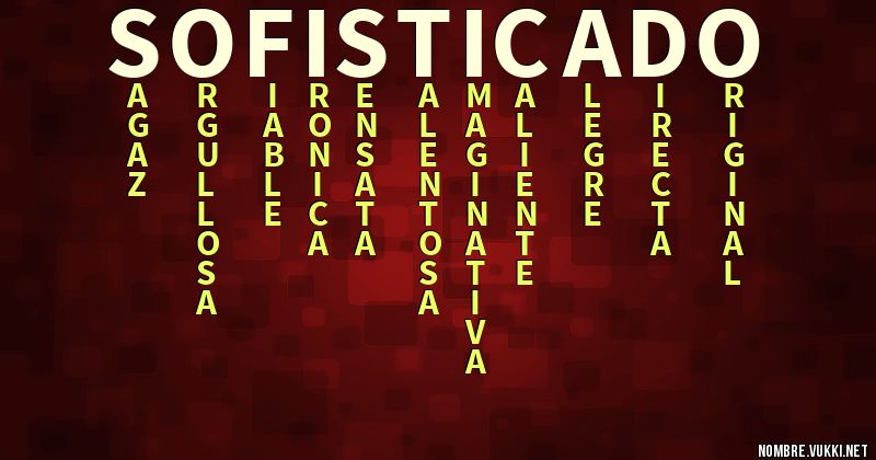 Acróstico sofisticado