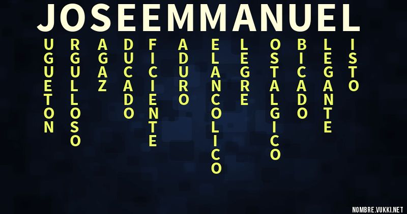 Acróstico jose emmanuel