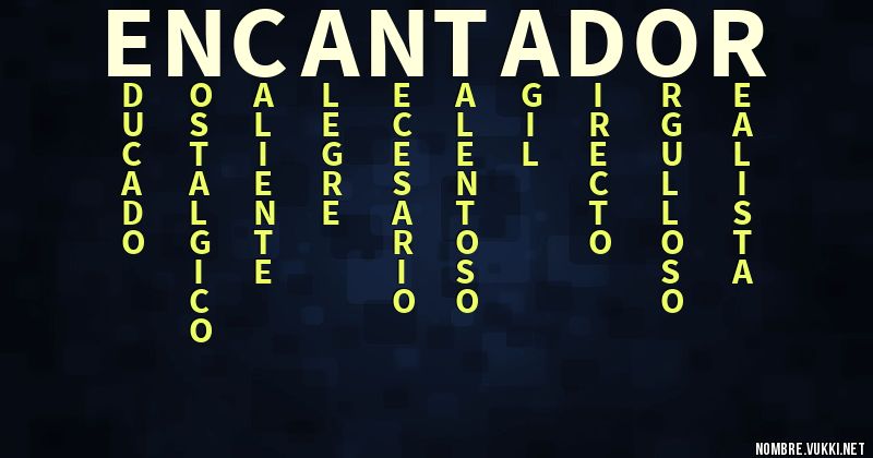 Acróstico encantador