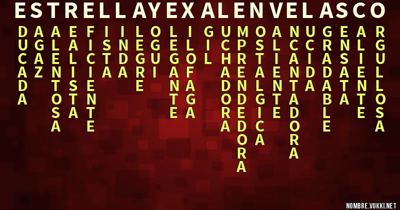 Acróstico estrella yexalen velasco