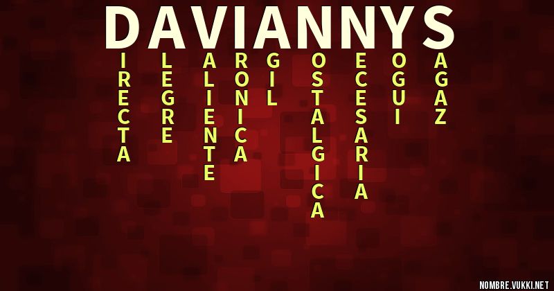 Acróstico daviannys